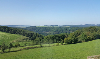 Bochtig Luxemburg vanuit Malberg